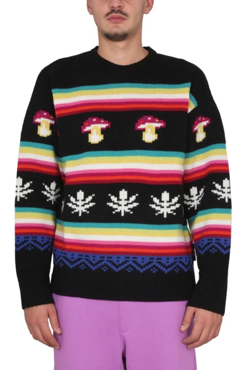 MSGM Sweaters for Men MSGM Wool Crew Neck Sweater