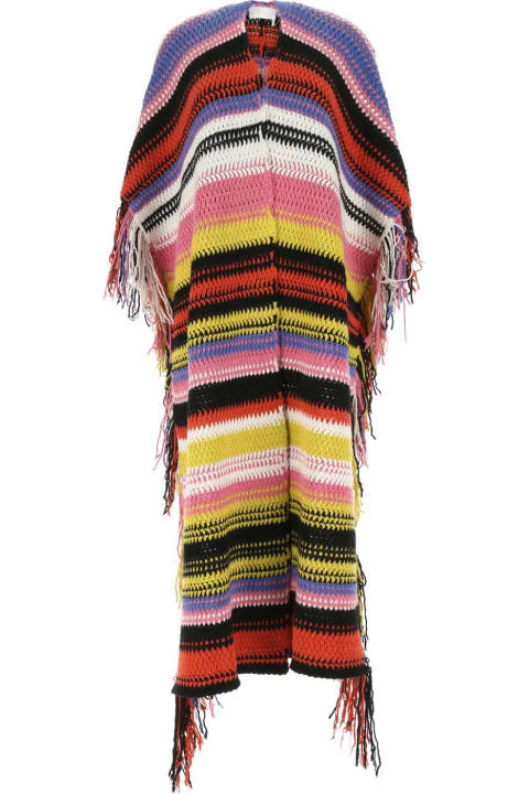 Sale for Women Chloé Multicolor Cashmere Blend Cape
