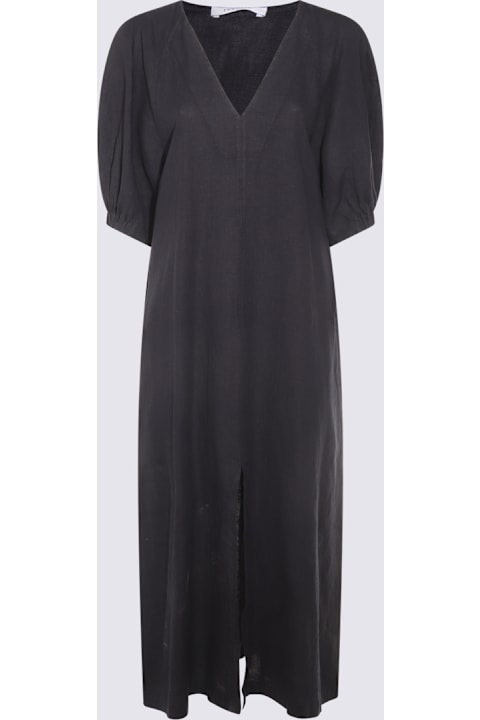 Malo Dresses for Women Malo Black Linen Dress