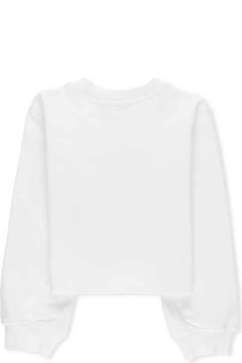 Cropped Sweatshirt With Print