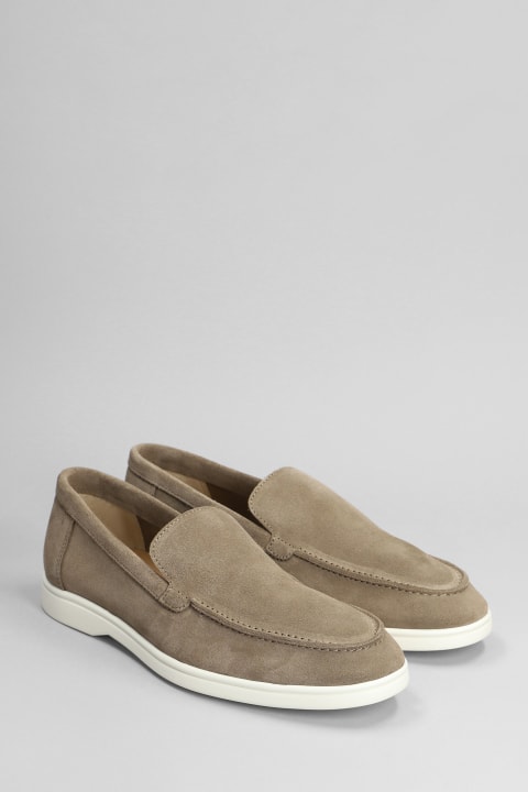 Edition 11 Low Loafers In Brown Suede