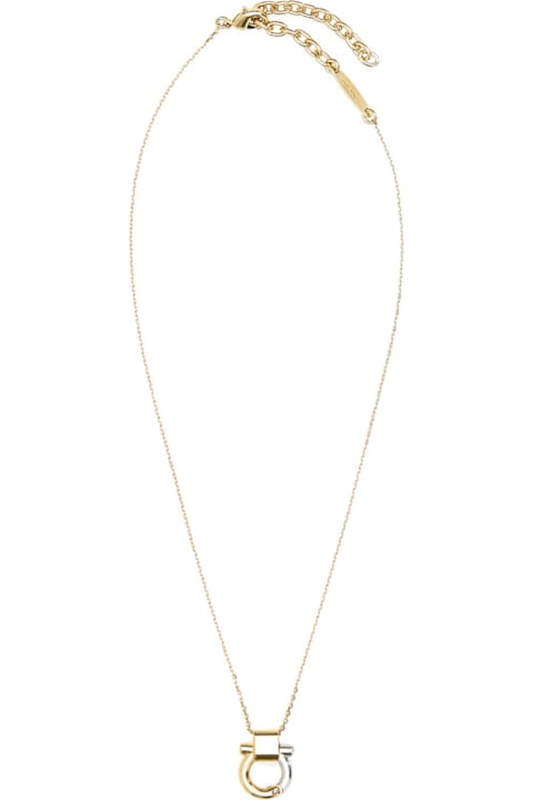 Ferragamo Jewelry for Women Ferragamo Gold Metal Necklace
