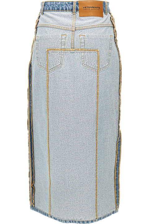 Homeware VETEMENTS 'inside-out' Skirt