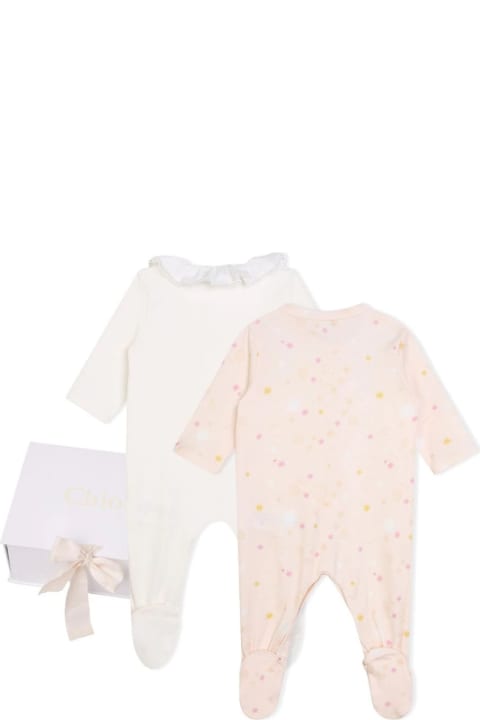 Bodysuits & Sets for Baby Girls Chloé Pajamas With Ruffles