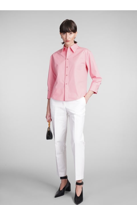 Fashion for Women Jil Sander Shirt In Rose-pink Cotton