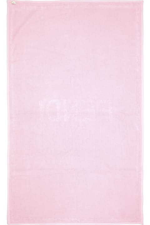 Fendi Accessories & Gifts for Boys Fendi Pink Beach Towel With Logo