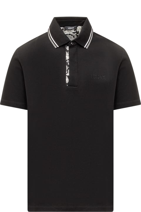 Versace Topwear for Men Versace Polo Piquet