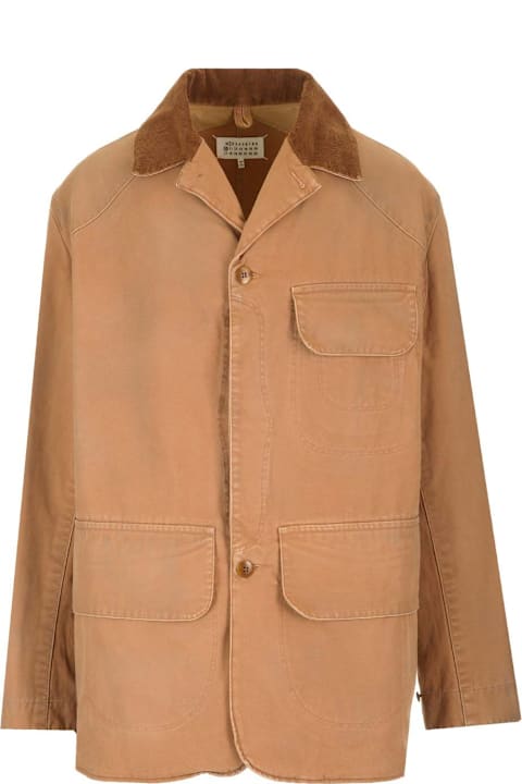 Maison Margiela Coats & Jackets for Men Maison Margiela Sportsjacket Beige