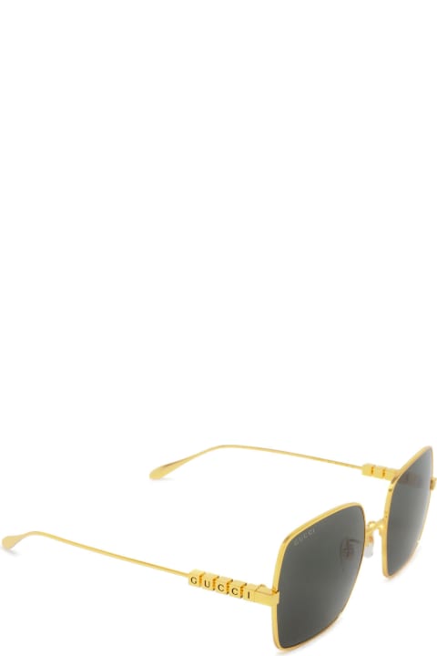 Gucci Eyewear Eyewear for Women Gucci Eyewear Gg1434s Gold Sunglasses