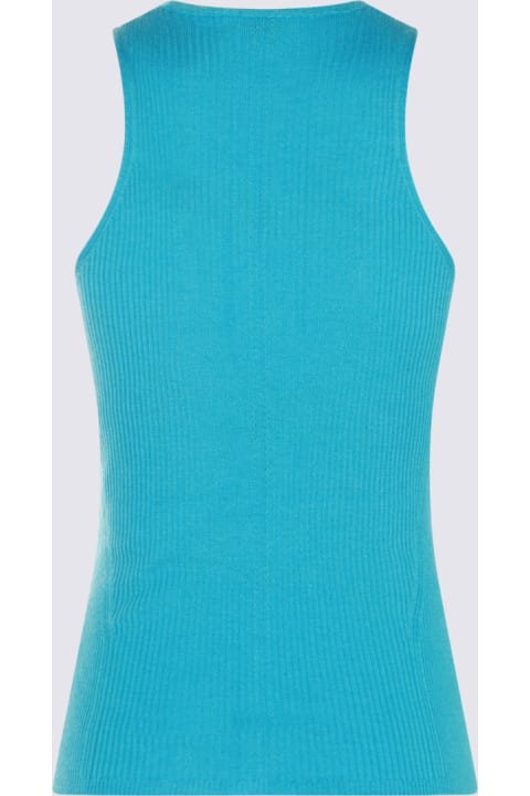 Fashion for Women Lanvin Blue Wool Top
