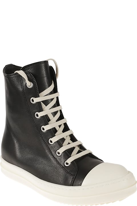 Fashion for Women Rick Owens Hi-top Lace-up Sneakers