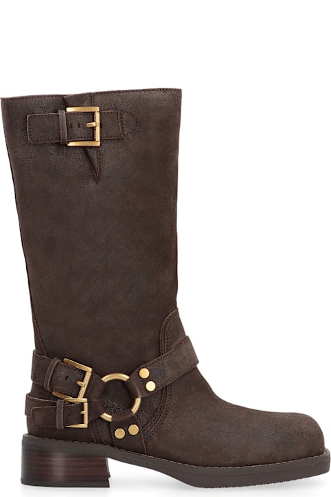 MICHAEL Michael Kors Boots for Women MICHAEL Michael Kors Crosby Suede Knee High Boots