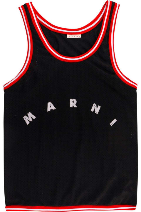 Totes for Men Marni Logo Printed Tote Bag Marni