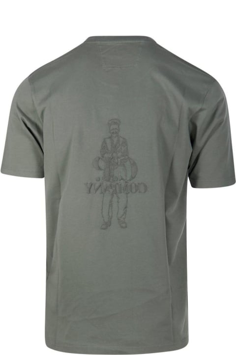 C.P. Company Topwear for Men C.P. Company Graphic Printed Crewneck T-shirt