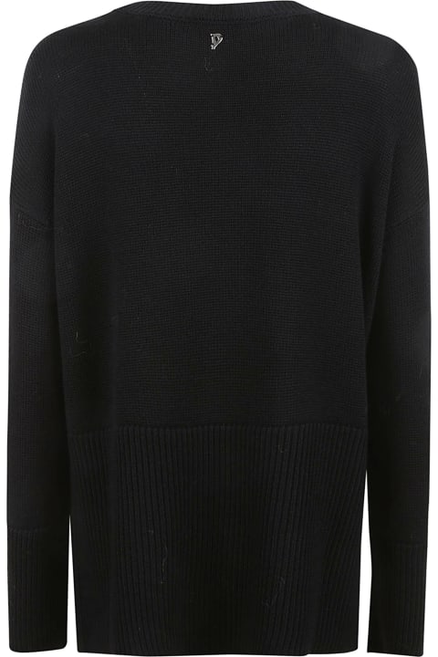 Dondup Sweaters for Women Dondup Loose Fit Crewneck Knit Sweater