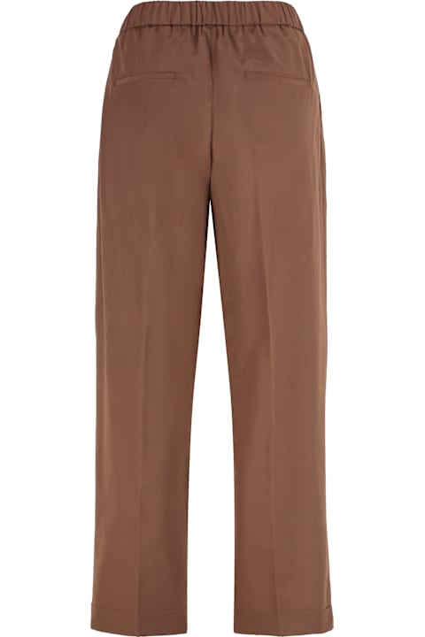Peserico for Women Peserico High-waist Wide-leg Trousers