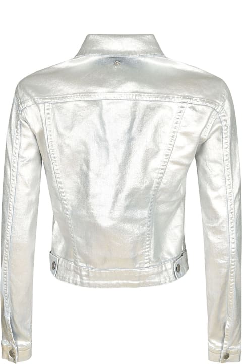 Dondup Coats & Jackets for Women Dondup Metallic Cropped Jacket