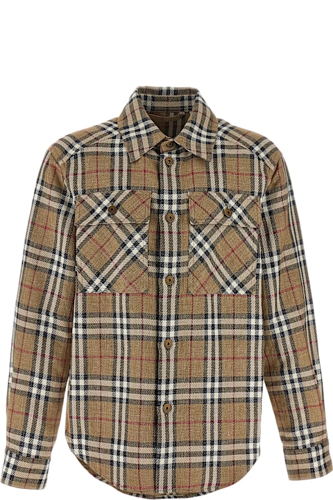 Burberry قمصان لـ القسم الرجالي Burberry Double Face Shirt