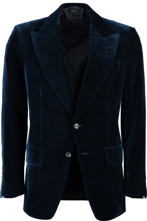 メンズ Tom Fordのコート＆ジャケット Tom Ford Atticus Velvet Jacket