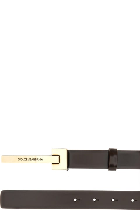 أحزمة لـ القسم الرجالي Dolce & Gabbana Belt With Logo