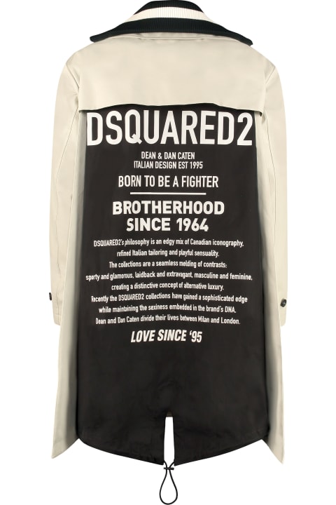Dsquared2 Coats & Jackets for Men Dsquared2 Double-breasted Trench Coat