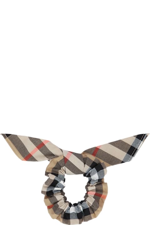 آخر صيحات الموضة من بنات Burberry K1 Tie Ctn Ck Scrnch