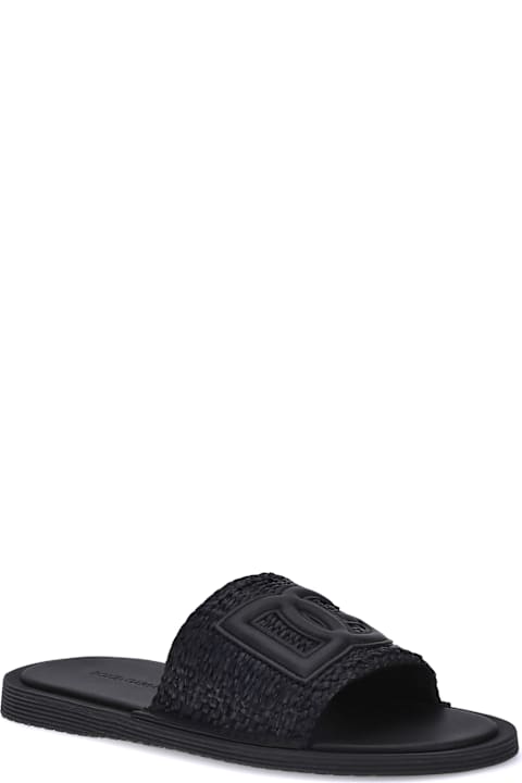 Homeware Dolce 
Gabbana Crochet Raffia Sandals