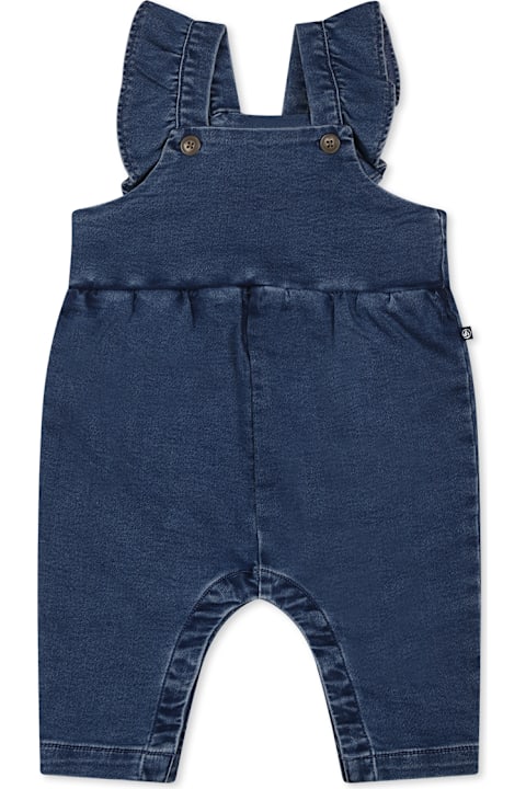 أدوات منزلية Petit Bateau Denim Dungarees For Baby Girl