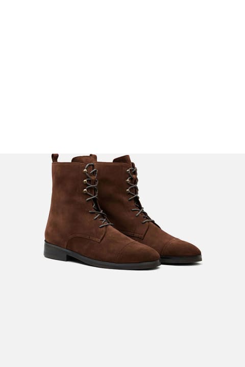 CB Made in Italy Boots for Men CB Made in Italy Dark Suede Boots Eva
