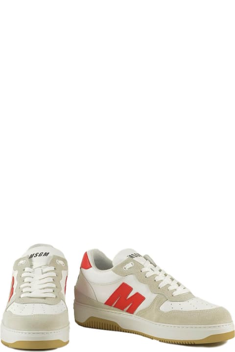 Men's White / Red Shoes