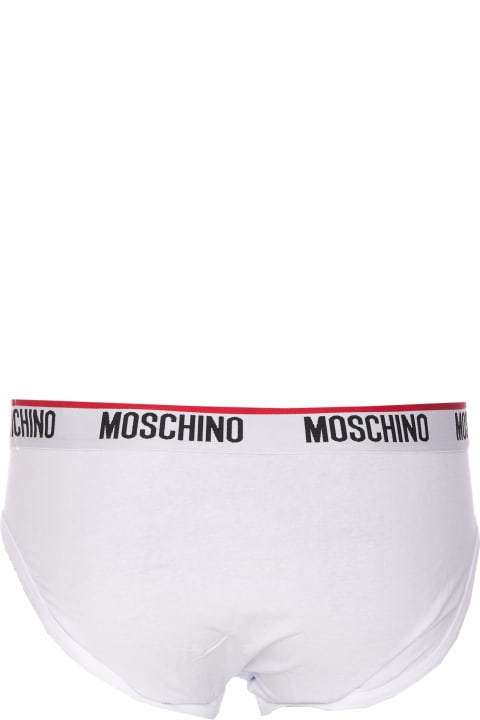 Moschino Underwear for Men Moschino Bipack Logo Band Slip