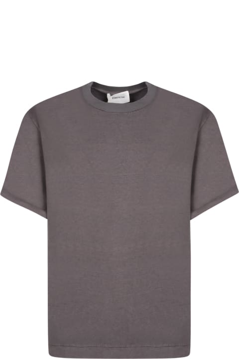 Atomo Factory Clothing for Men Atomo Factory Atomo Factory Washed Cotton T-shirt In Grey