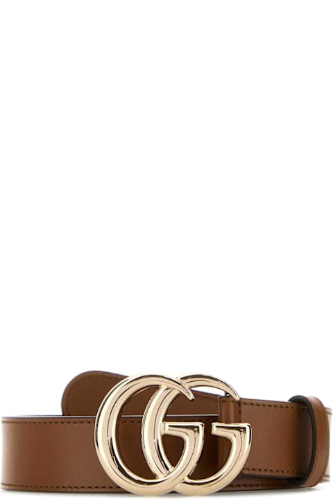 Gucci Caramel Leather Belt