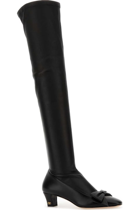 Homeware Valentino Garavani Black Leather Boots