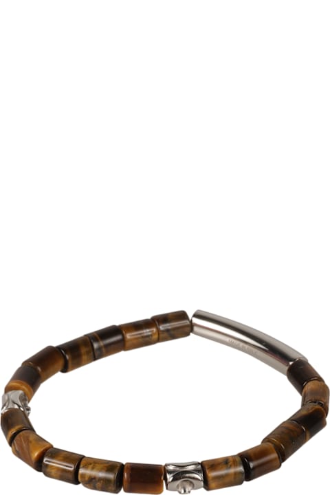 Ferragamo حُلي لـ القسم الرجالي Ferragamo Stone Bracelet