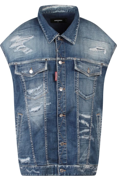 Fashion for Women Dsquared2 Vest Jean Jacket