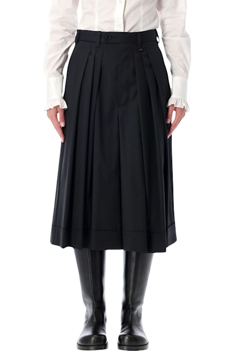 Homeware Vivienne Westwood Vivienne Westwood Black Wool Culotte Pants