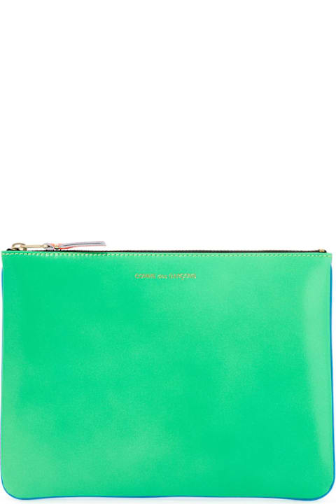 Fashion for Women Comme des Garçons Wallet Super Fluo Pouch