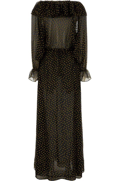 Bode for Kids Bode Embroidered Silk Blend Stadium Dress