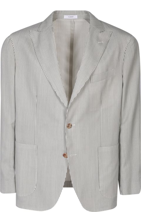 Boglioli Clothing for Men Boglioli Striped Green/white Jacket