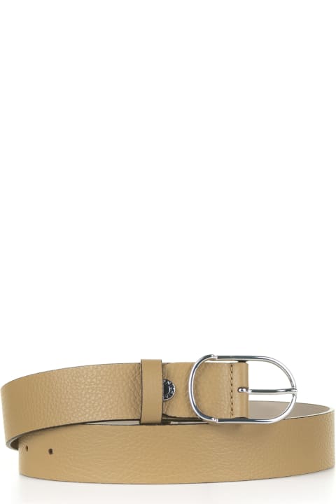 Belts for Women Gianni Chiarini Natural Beige Leather Belt