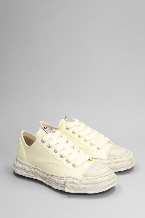 Homeware Mihara Yasuhiro Peterson 23 Low Sneakers In Beige Cotton