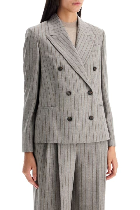 Brunello Cucinelli Coats & Jackets for Women Brunello Cucinelli Double-breasted Moulinã© P