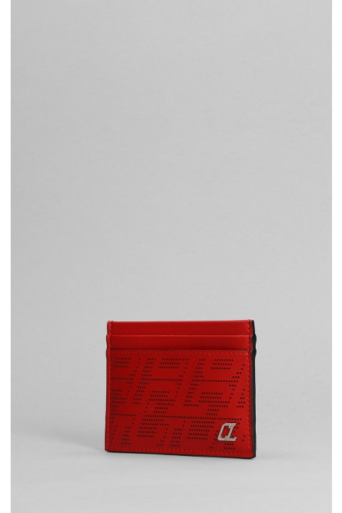 Sale for Men Christian Louboutin Wallet In Red Leather