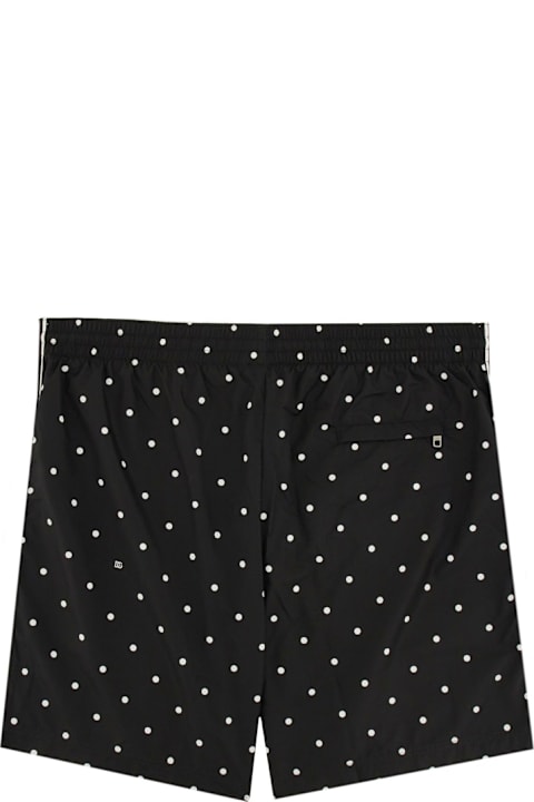 Dolce & Gabbana Swimwear for Men Dolce & Gabbana Polka Dot Print Swimsuit