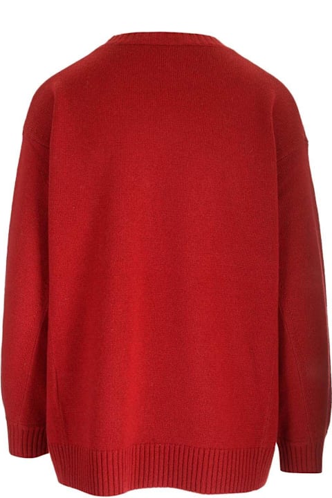 Max Mara سترات لـ السيدات Max Mara Crewneck Long-sleeved Jumper