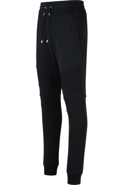 Balmain Clothing for Men Balmain 'jogger' Black Cotton Pants
