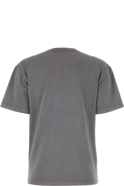 ウィメンズ新着アイテム T by Alexander Wang Grey Cotton Oversize T-shirt