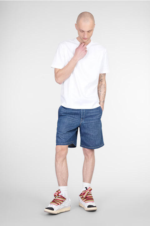 Lanvin for Men Lanvin Shorts In Blue Cotton