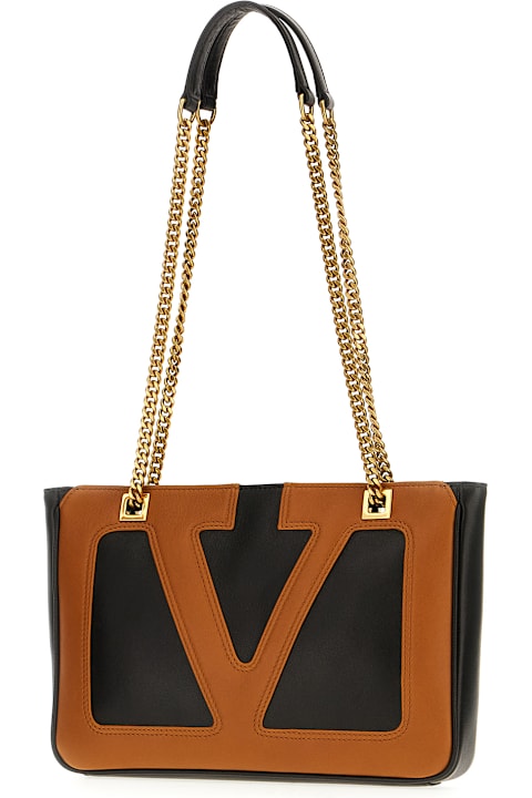 Valentino Garavani Bags for Men Valentino Garavani Black Nappa Leather Viva Superstar Crossbody Bag